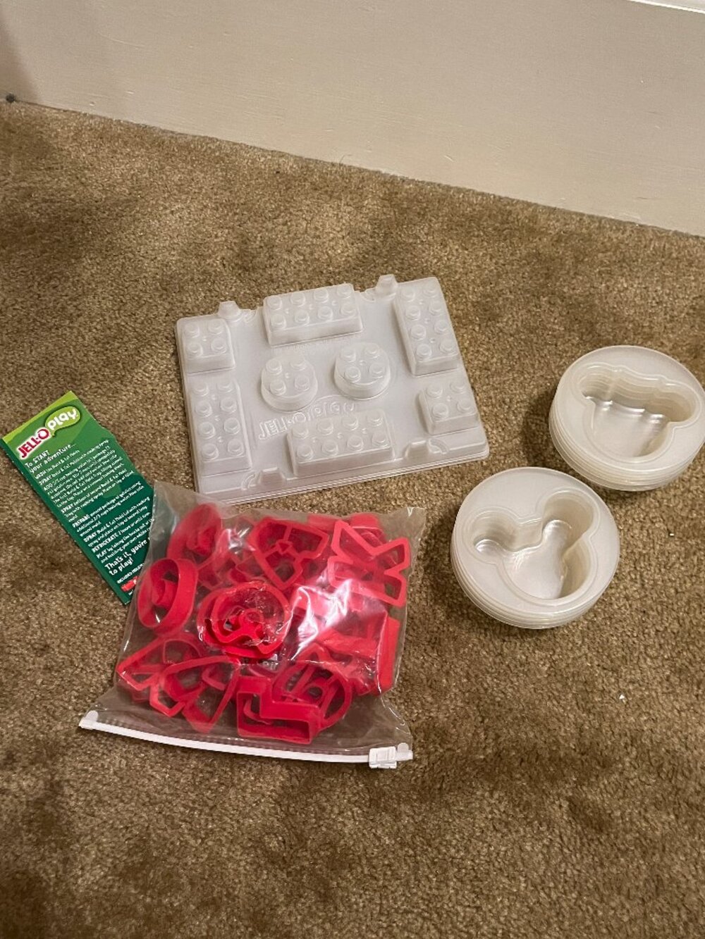 Lot of Jello molds
